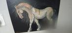 Paard op canvas, Ophalen of Verzenden