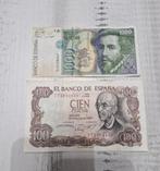 Spaanse Bankbiljetten - 100 & 1000 Pesetas, Postzegels en Munten, Bankbiljetten | Europa | Niet-Eurobiljetten, Ophalen of Verzenden