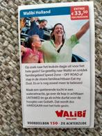Walibi, Tickets en Kaartjes, Drie personen of meer, Kortingsbon, Pretpark
