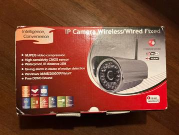 I.P. Camera wireless/Wired Fixed. Beveiligingscamera. beschikbaar voor biedingen