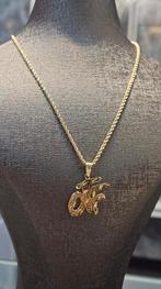 Mooie OTF hanger met ropchain 14karaat goud, Ophalen of Verzenden, Nieuw, Goud, Goud