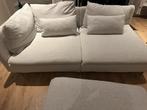 Ikea Soderhamn bank met hocker, Ophalen, Driepersoons, 75 tot 100 cm, Zo goed als nieuw