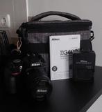 Nikon D3400 camera + kitlens + tas + 32gb SD, Spiegelreflex, Ophalen of Verzenden, Zo goed als nieuw, Nikon