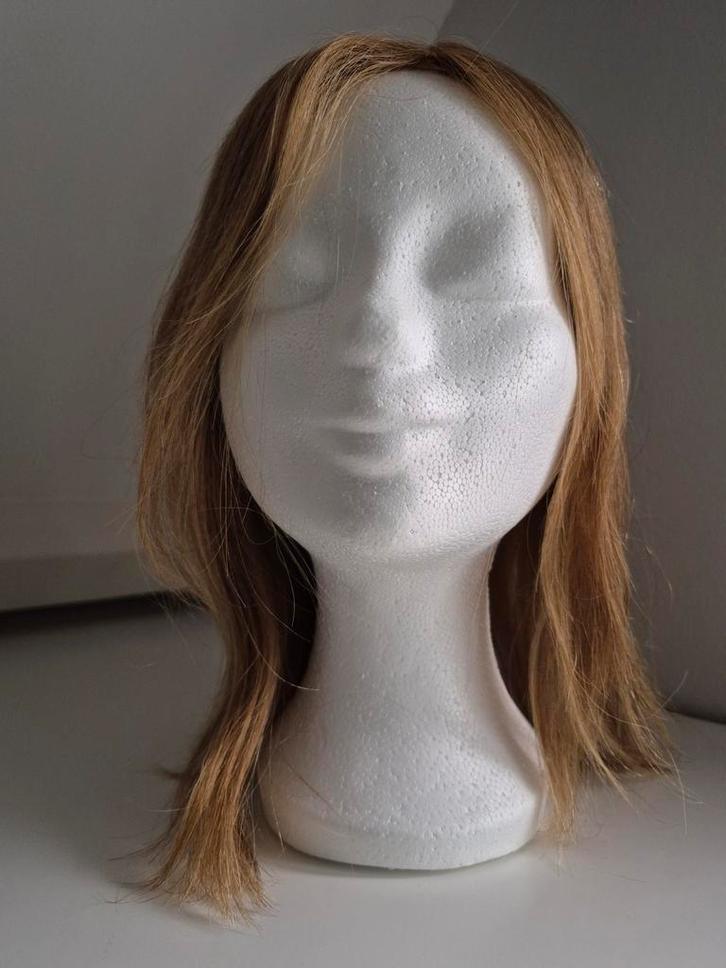 Haarwerk Topper met klemmetjes van echt haar, Sieraden, Tassen en Uiterlijk, Uiterlijk | Haarverzorging, Pruik of Haarverlenging
