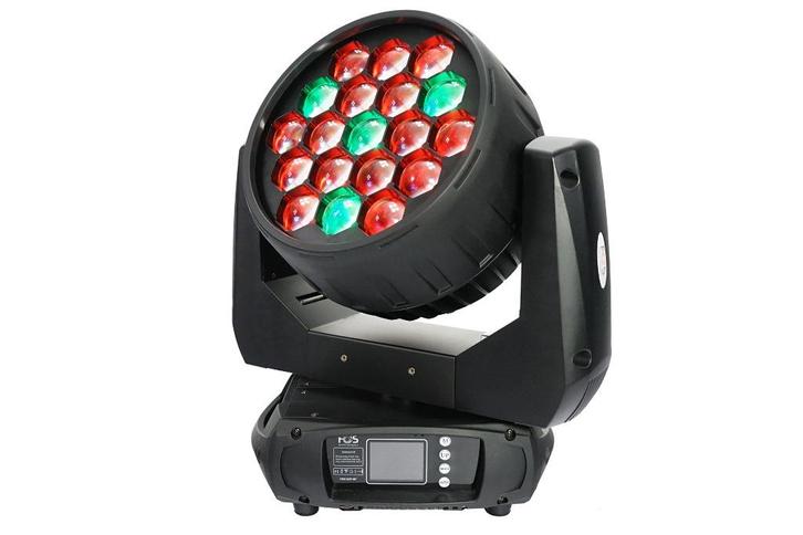 FOS Wash Q19 HP 19 RGBW 30W 4-in-1 LED's zoom 6-60, Muziek en Instrumenten, Licht en Laser, Nieuw, Licht, Geluidgestuurd, Kleur