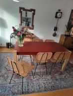 Rotan eettafel stoelen 6 stuks (eventueel incl. tafel), Huis en Inrichting, Stoelen, Bruin, Riet of Rotan, Ophalen of Verzenden