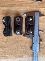 Partij tufnol schootklemmen / cam cleats 8 stuks, Ophalen of Verzenden, Gebruikt, Lijn of Blok