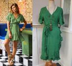 Hot Lava Wikkeljurk Dani Short Green Maat L 🌺🌺🌺, Kleding | Dames, HOT LAVA, Verzenden, Maat 42/44 (L), Nieuw