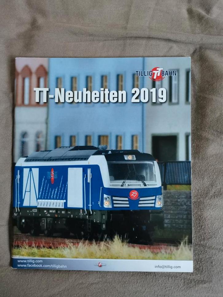 Tillig TT-Neuheiten 2019 Catalogus, Hobby en Vrije tijd, Modeltreinen | H0, Nieuw, Boek, Tijdschrift of Catalogus, Gelijkstroom of Wisselstroom