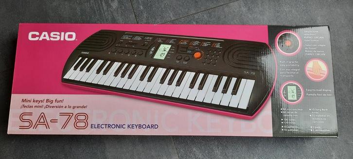 Casio SA-78 Keyboard - Compact en Leuk!, Muziek en Instrumenten, Keyboards, Zo goed als nieuw, Overige aantallen, Casio, Ophalen of Verzenden