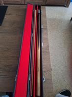 Snooker keu met koffer   (1), Sport en Fitness, Biljarten en Poolen, Ophalen of Verzenden, Keu of Ballen