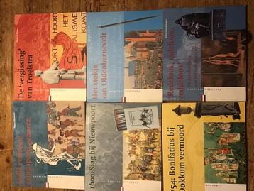 6 boekjes uitserie Verloren Verleden,oa Bonifatius,Troelstra beschikbaar voor biedingen