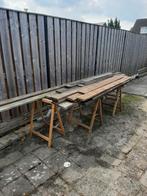 Hardhouten planken hard hout, Doe-het-zelf en Verbouw, Hout en Planken, Ophalen, Gebruikt, Plank