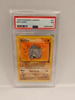 1999 pokemon jungle Rhyhorn PSA 7, Ophalen of Verzenden, Zo goed als nieuw