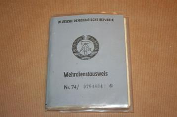 Wehrdienstausweis DDR 1975 - met ID tag !! beschikbaar voor biedingen