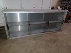 Wandvitrine / aluminium vitrinekast, Ophalen, Met plank(en), Gebruikt, -