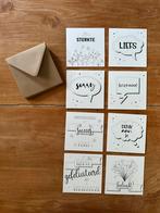 Set 8 stuks zwart-witkaarten, Ophalen of Verzenden, Nieuw