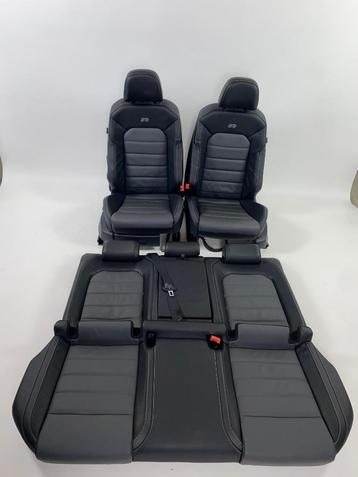 Interieur VW Golf 7 (5G) Leder Zwart/Carbon beschikbaar voor biedingen