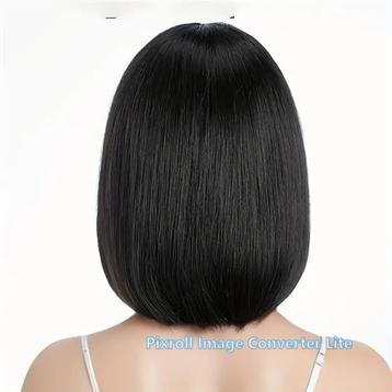 P14 zwarte bob pruik........ beschikbaar voor biedingen