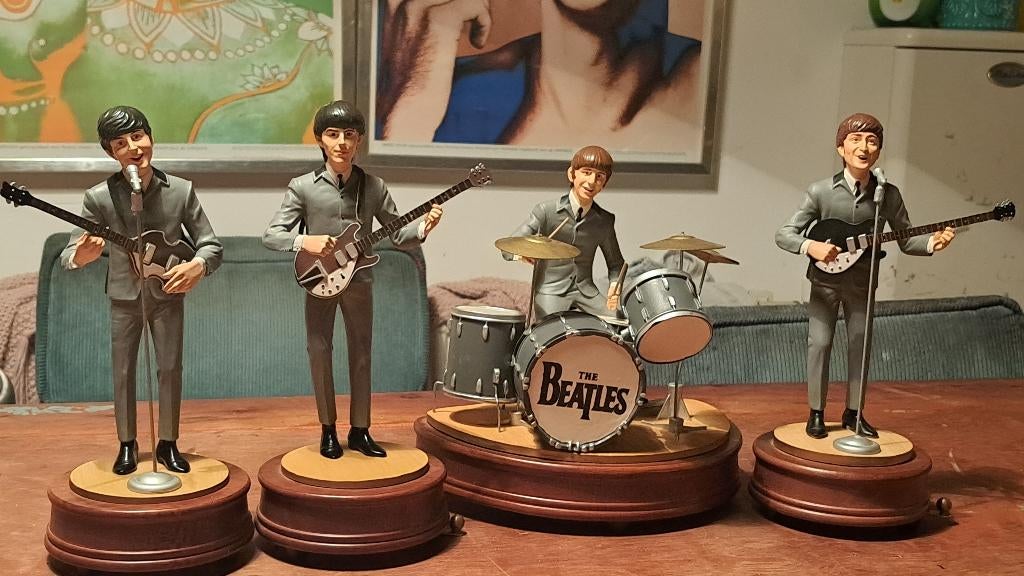 Beatles zeldzame resin figurenset, Verzamelen, Ophalen of Verzenden, Gebruikt