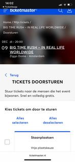 Big time rush concert staanplaats dinsdag, Eén persoon