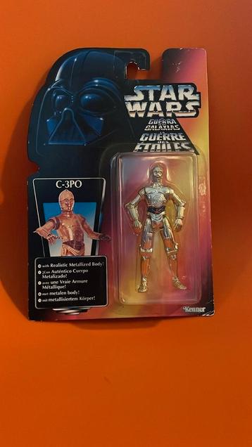 Vintage StarWars  C3P0 Tonka action figure 1995 in blister beschikbaar voor biedingen