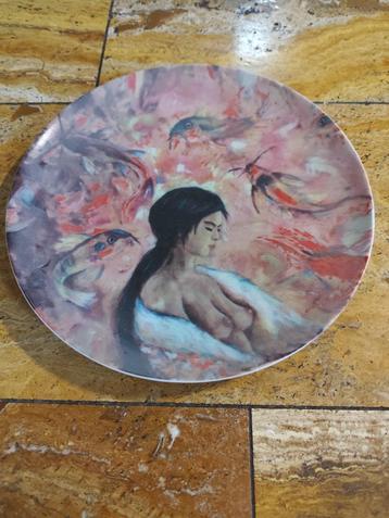 Proeven van Kunst bord: De Parelvisser (Groningen)  beschikbaar voor biedingen