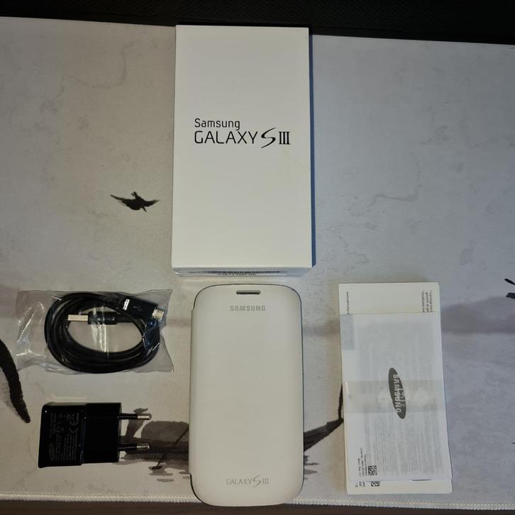 Samsung Galaxy S3 – Marble White – 16GB – Compleet in Doos, Telecommunicatie, Mobiele telefoons | Samsung, Gebruikt, Galaxy S2 t/m S9