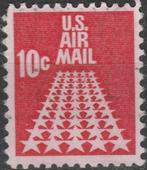 USA Air Mail 1968 - 01, Postzegels en Munten, Postzegels | Amerika, Verzenden, Gestempeld, Noord-Amerika