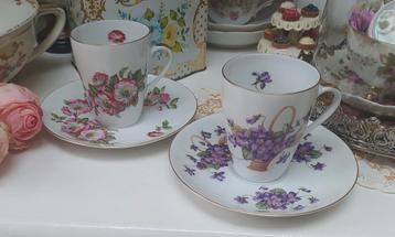 2 brocante kop&schotels Mosa beschikbaar voor biedingen