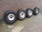 Set winterbanden met stalen velgen 185/65R15, Auto-onderdelen, Gebruikt, Ophalen