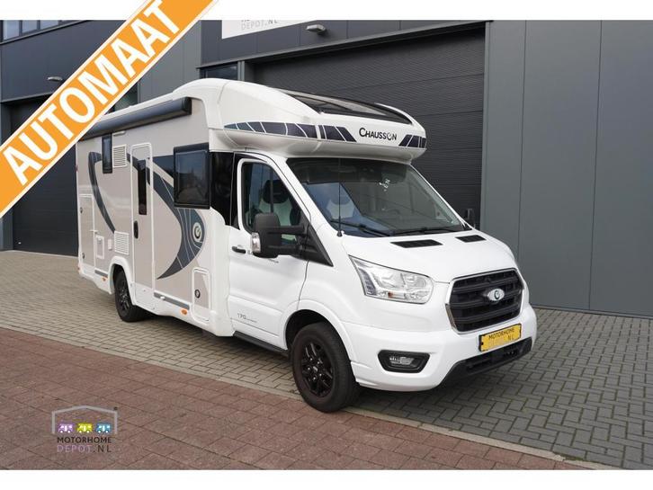 Chausson Titanium Premium 640 Zonnepaneel / Automaat, Caravans en Kamperen, Campers, Bedrijf, tot en met 4, Half-integraal, Chausson