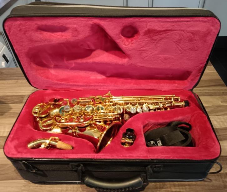 Sopraan saxofoon John Packer JP043CG Bb, Muziek en Instrumenten, Instrumenten | Onderdelen, Zo goed als nieuw, Saxofoon, Ophalen of Verzenden