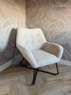 Teddy boucle fauteuil creme, Ophalen, Zo goed als nieuw, 75 tot 100 cm, 50 tot 75 cm