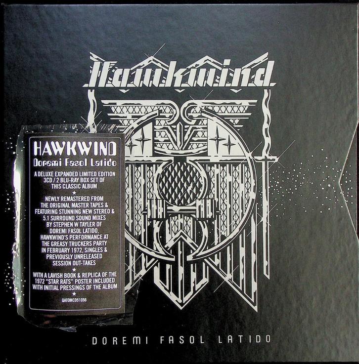Hawkwind - Doremi Fasol Latido 3CD/2Bluray Box Set, Cd's en Dvd's, Cd's | Rock, Zo goed als nieuw, Poprock, Ophalen of Verzenden