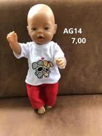 Poppenkleertjes baby pop set Woezel en Pip. Opbrengst KiKa., Ophalen, Nieuw, Babypop