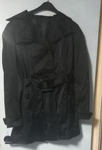 Mooie zwarte trenchcoat maat Large, Ophalen of Verzenden, Zo goed als nieuw, Maat 42/44 (L), Zwart