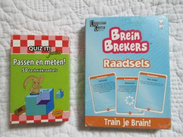 Quiz it junior: techniek raadsels + Breinbrekers Raadsels beschikbaar voor biedingen