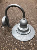 buitenlamp lamp industrieel gegalvaniseerd zink kleur, Wandlamp, Ophalen of Verzenden, 50 tot 250 watt, IJzer