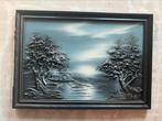 3D schilderij, Huis en Inrichting, Woonaccessoires | Lijsten, Ophalen, Hout, 50 tot 75 cm, Minder dan 50 cm