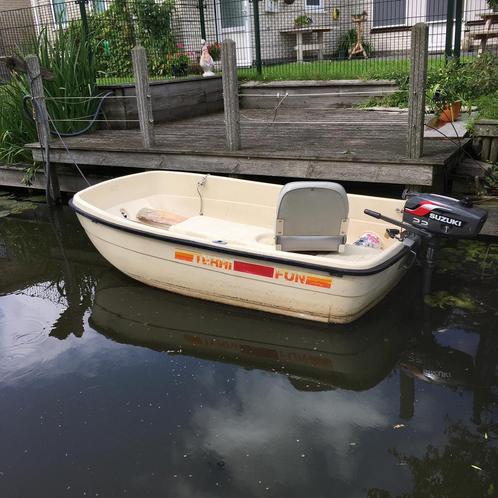 Terhi fun bootje, eventueel met motor, Watersport en Boten, Bootonderdelen, Gebruikt, Overige typen, Zeilboot of Motorboot, Ophalen