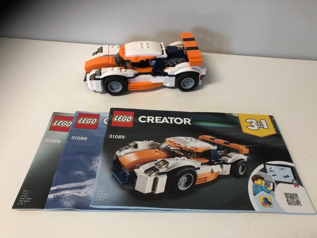 Lego creator 31089  auto - compleet, Ophalen of Verzenden, Zo goed als nieuw, Complete set, Lego