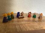 Voor de seizoenstafel, mini kerstgroepje, wolvilt, Ophalen of Verzenden, Nieuw, Figuurtje(s), Wolvilt