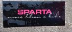 Oud metalen reclame bord Sparta bike fiets 49 x20 cm., Verzamelen, Merken en Reclamevoorwerpen, Gebruikt, Ophalen of Verzenden