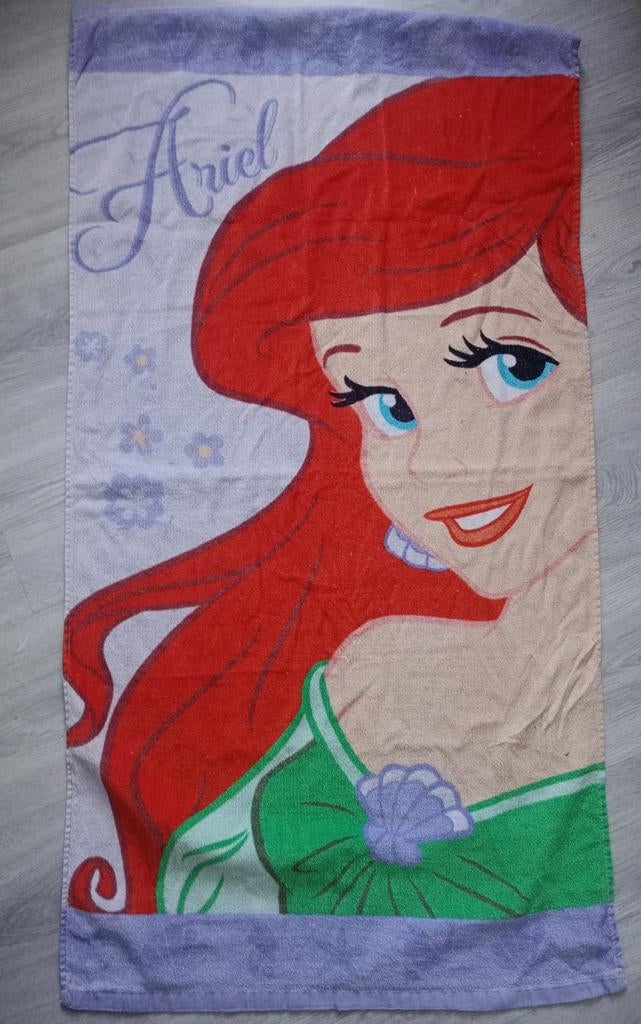 Handdoek Disney prinses Ariel, Ophalen of Verzenden, Gebruikt, Overige typen, Overige merken
