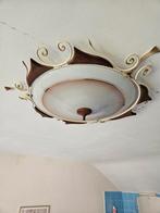 jaren 30 plafonnière lamp, Huis en Inrichting, Lampen | Plafondlampen, Ophalen of Verzenden, Zo goed als nieuw