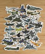Oorlogsvliegtuigen, vliegtuigen stickers, Nieuw, Meerdere stickers, Verzenden