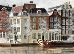 Lois Kapr (1922-2007) - Brouwersgracht te Amsterdam, Ophalen of Verzenden