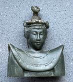 Antiek Chinees jade borst beeldje, Ophalen of Verzenden