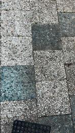 Terrastegels - grindtegels -  tegels 40x40, Tuin en Terras, Tegels en Klinkers, Ophalen, Overige materialen, Gebruikt, 5 tot 10 m²